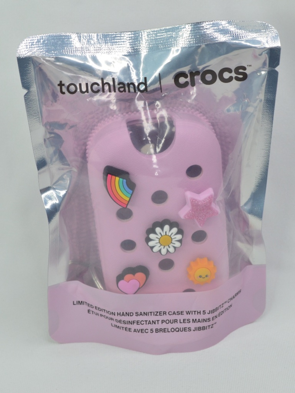 Crocs X Touchland Hand Sanitizer Case - Sugarpop Pink - Crocs Charms - LIMITED